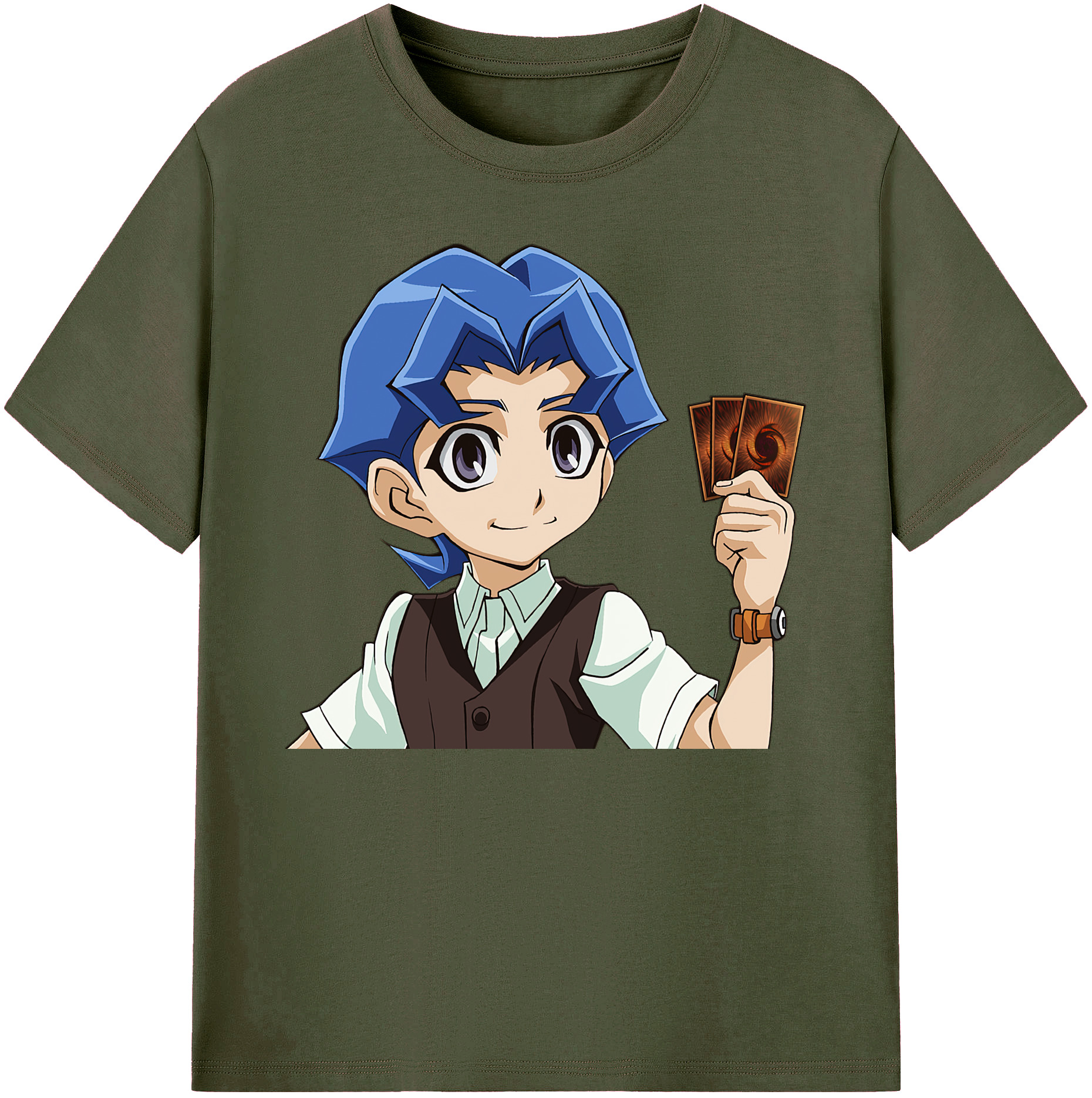 （画像用） 遊☆戯☆王 Yu-Gi-Oh! 綿100％ メンズ半袖Tシャツ｜肌触りやわらか＆通気性